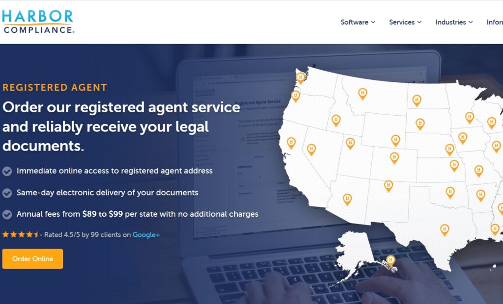 Harbor Compliance registered agent