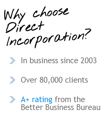 is Direct Incorporation legit